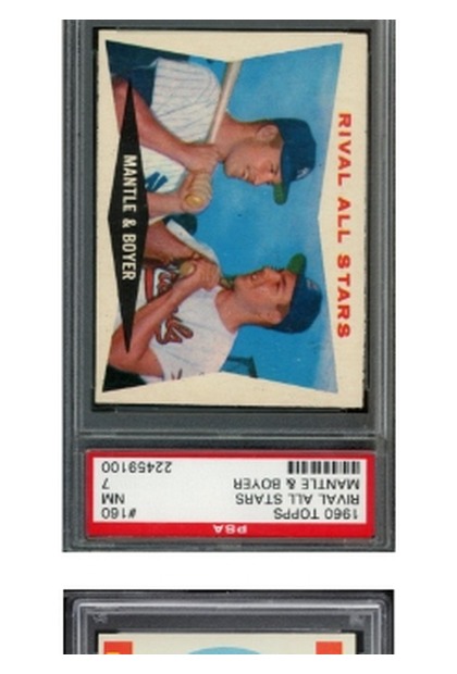 1960 Topps Rival All Stars #160