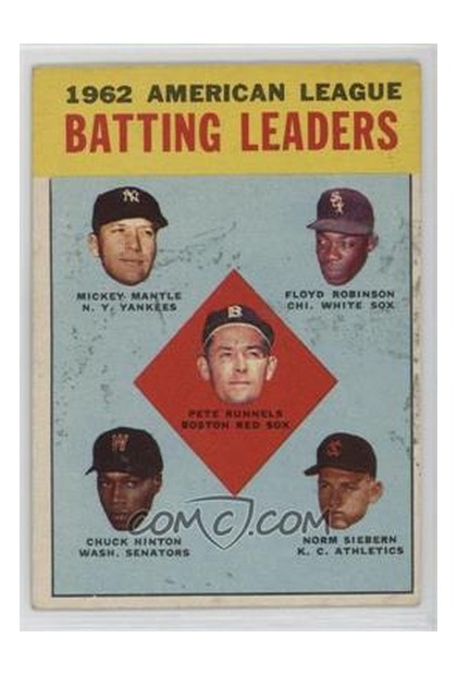 1963 Topps AL Batting Leaders #2