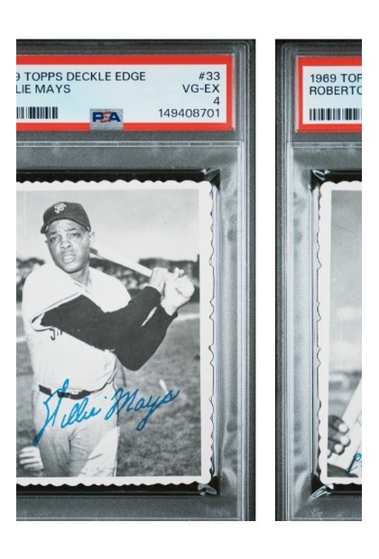 1969 Topps Deckle Edge Willie Mays #33