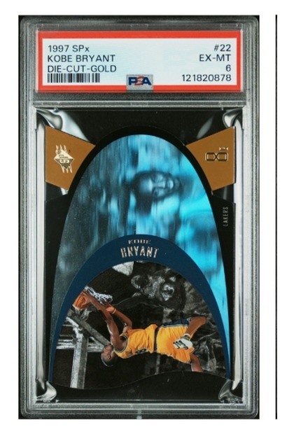 1997 Spx Die-Cut Gold Kobe Bryant #22